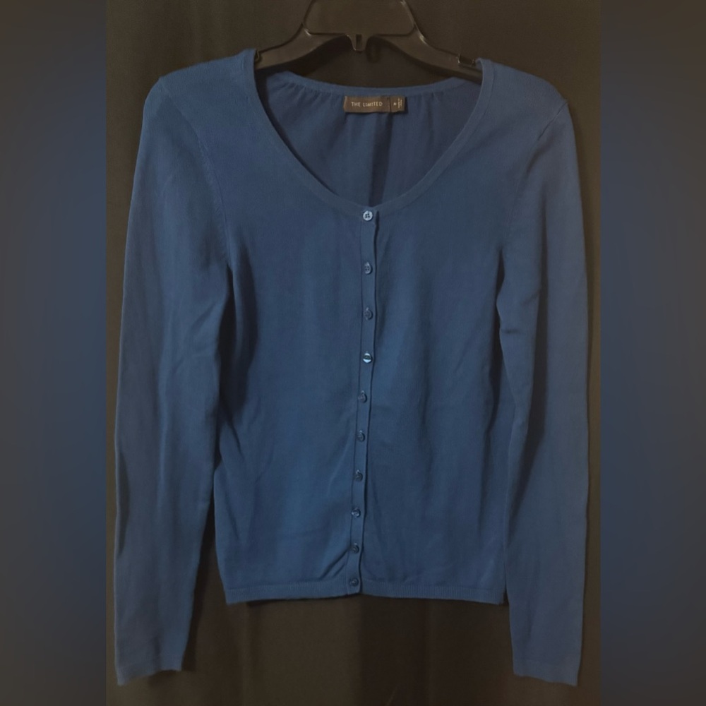 The Limited Blue (Indigo?) Women’s Button Down Cardigan - Picture 15 of 16